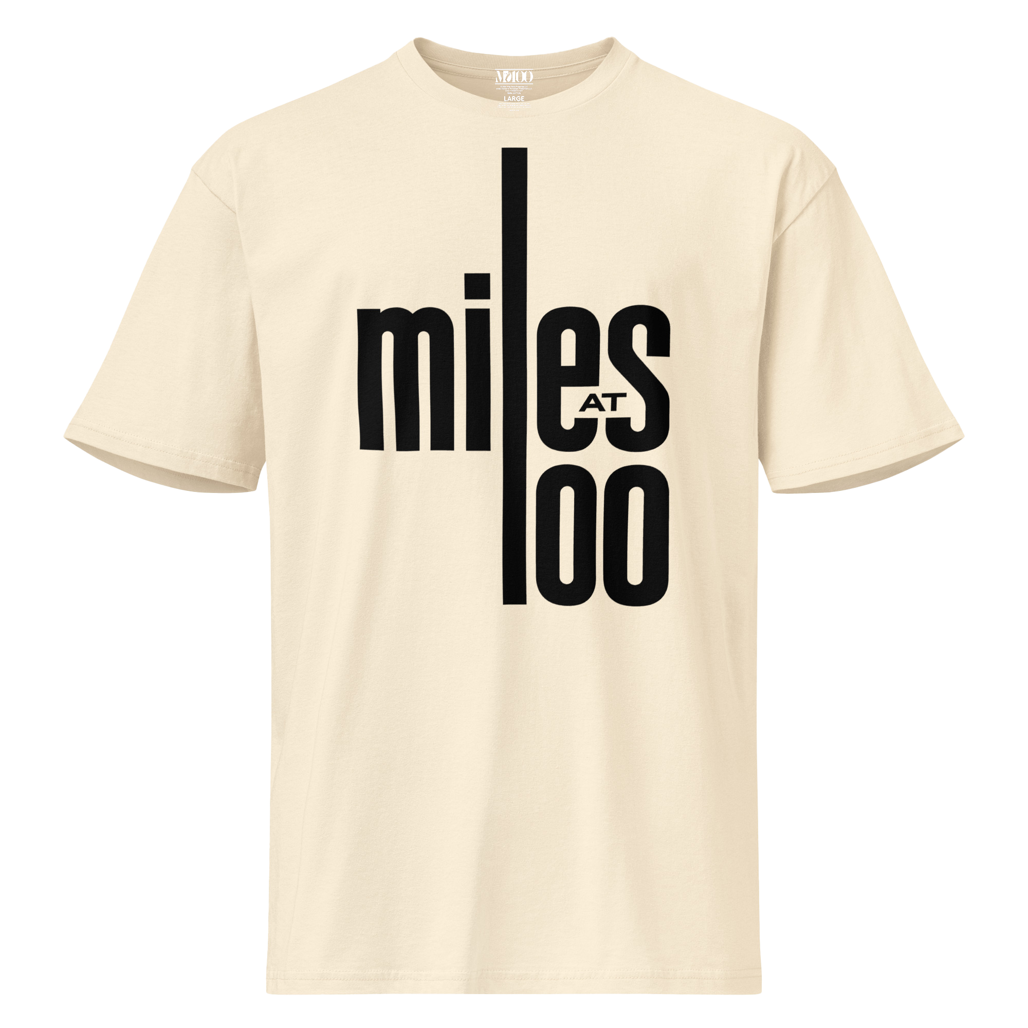 100 Black Logo T-Shirt – Miles Davis 100 Black Logo T-Shirt – Miles Davis