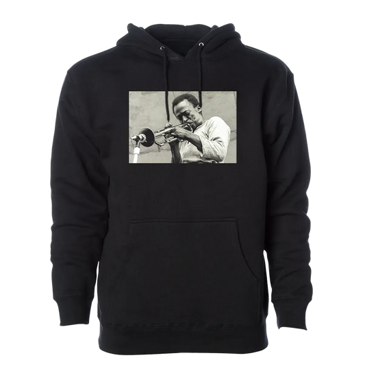 Miles Davis Central Park 1970 Black Hoodie