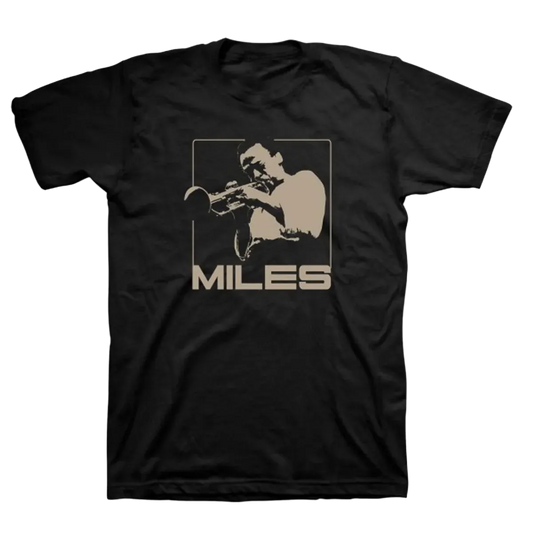 Miles Davis In Mono T-Shirt: Cream