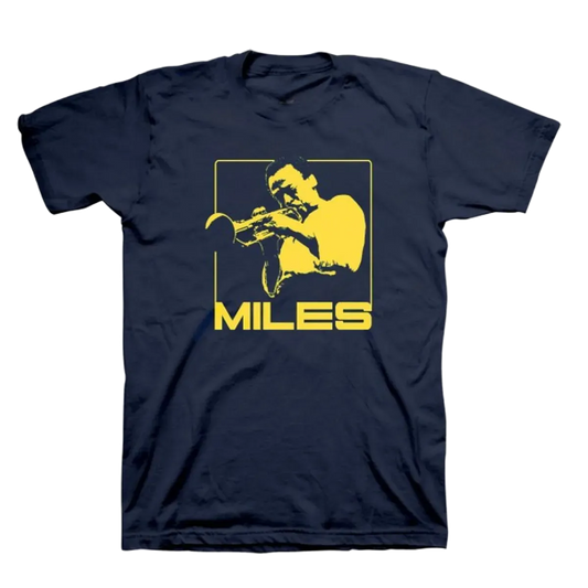 Miles Davis In Mono T-Shirt: Yellow
