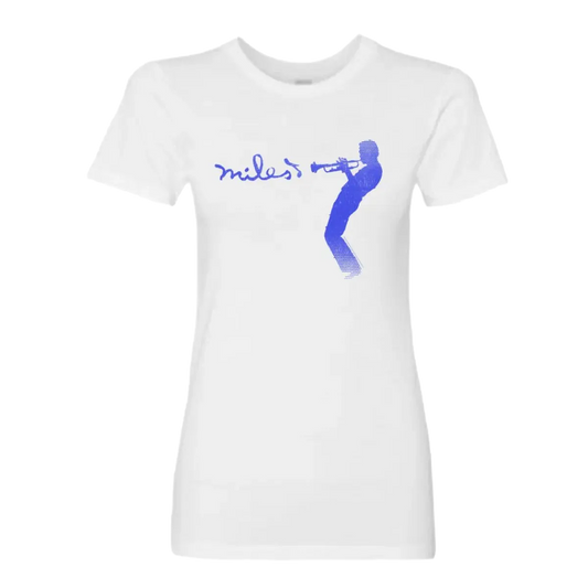 Miles Davis Women's Kinda Blue Silhouette T-Shirt