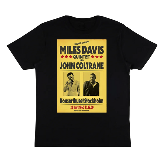 Miles Davis and John Coltrane Stockholm T-Shirt