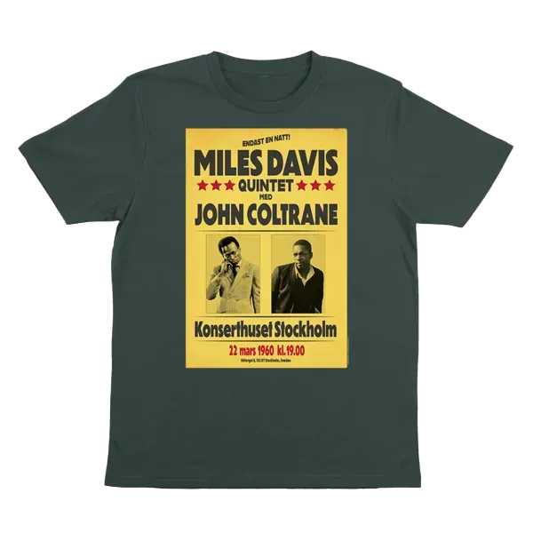 Miles Davis and John Coltrane Stockholm T-Shirt
