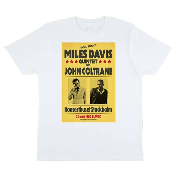 Miles Davis and John Coltrane Stockholm T-Shirt