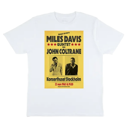 Miles Davis and John Coltrane Stockholm T-Shirt
