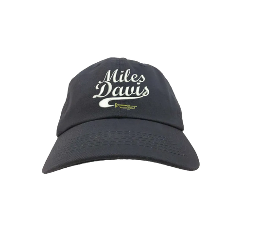 Miles Trumpet Embroidered Grey Cap